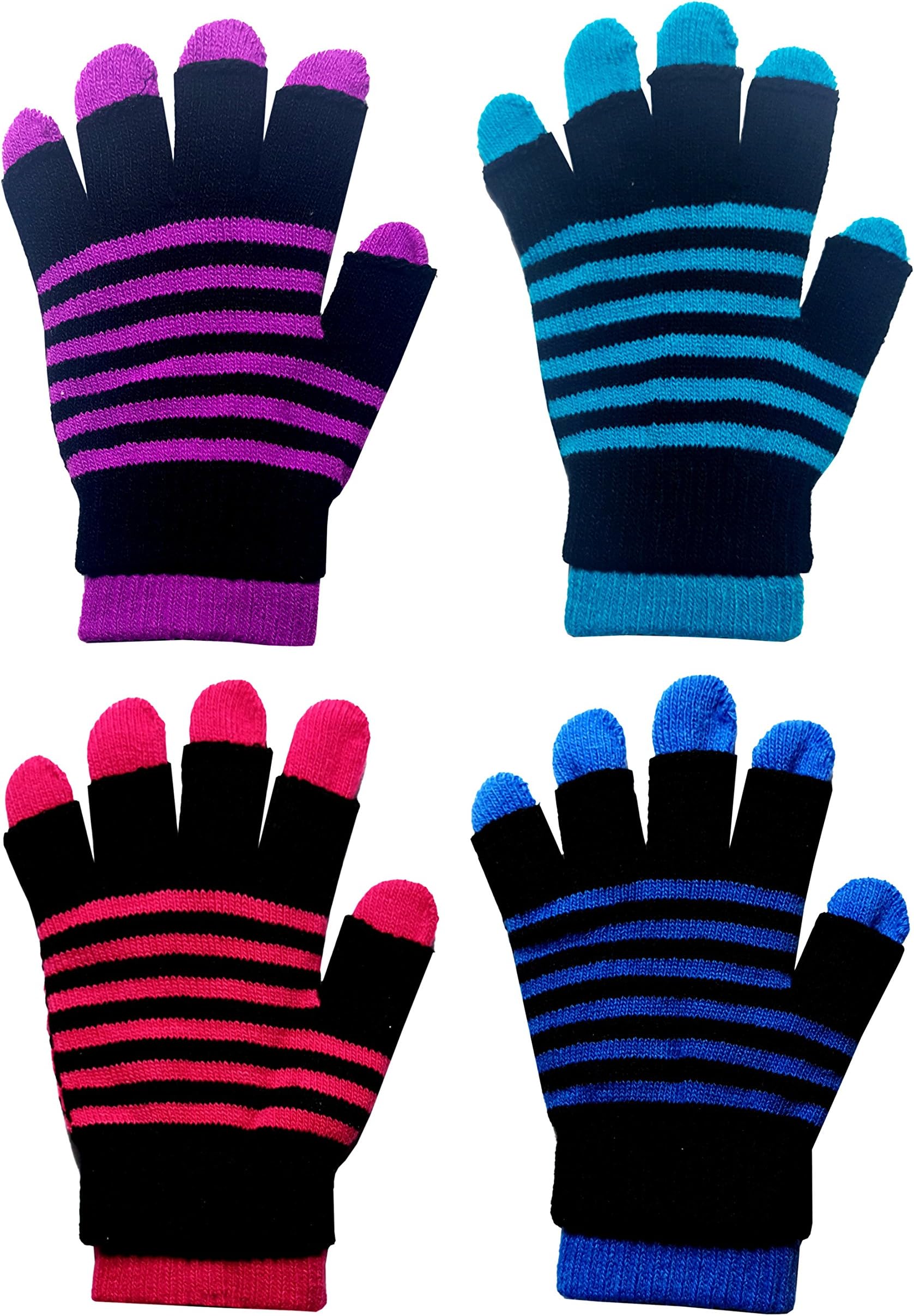 Ladies 2 in 1 Magic Gloves (Pack of 3)