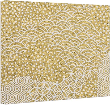 Amazon Co Jp Lindo Chico 30cm 30cm 和紙 金 ベージュ 和柄 和モダン 模様 波紋 丸 白 金パネル インテリア アートパネル 壁掛け お洒落 北欧 雑貨 アート 飾り 新築 リビング シール ファブリックパネル お祝い ホテル 店舗 写真