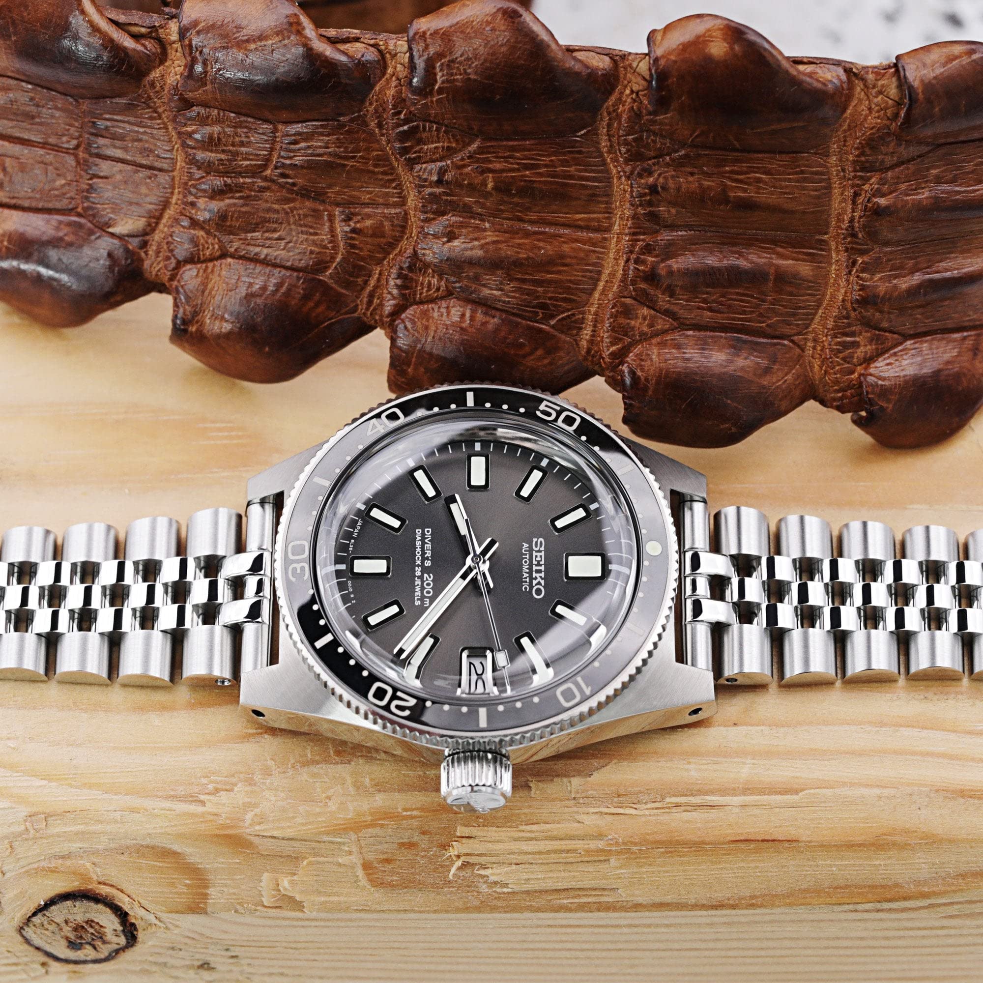 MiLTAT 19 mm Super-JUB-II Bracelet de montre en métal à dégagement rapide Extrémité droite