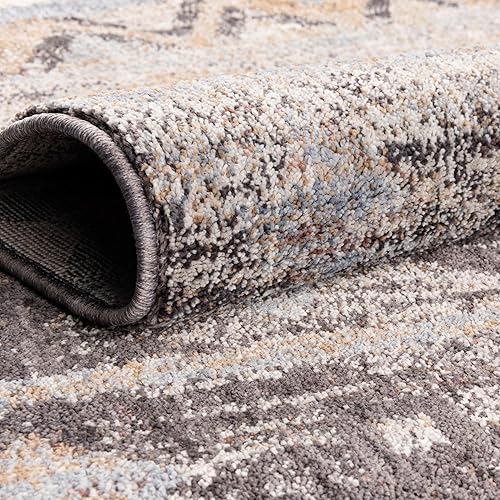 Miniatura 6 de Unique Loom Eco Southwestern Collection - Alfombra tubac (redonda de 3 pies 3 pulgadas x 3 pies 3 pulgadas, gris caquinegro)