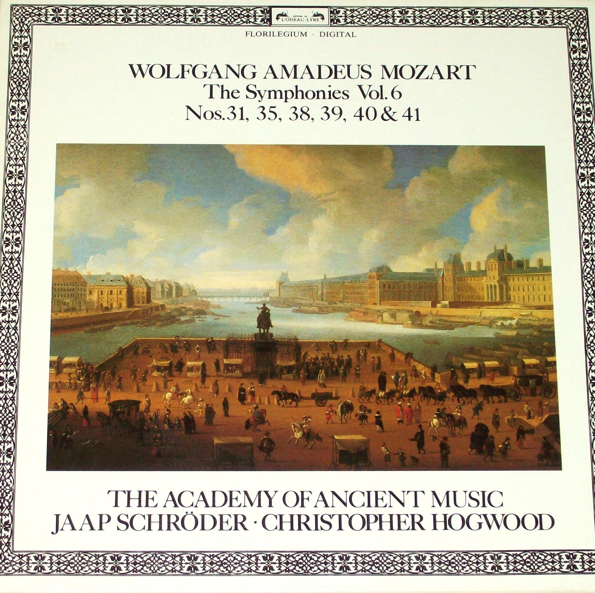 Mozart - The Symphonies Vol.6, Nos. 31, 35, 38, 39, 40 & 41 - 4 LP vinyl Box - digital audiophile Hogwood L'Oiseau Lyre