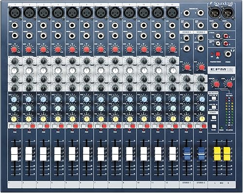 Soundcraft EPM12 Mezclador de audio de 12 canales de alto rendimiento