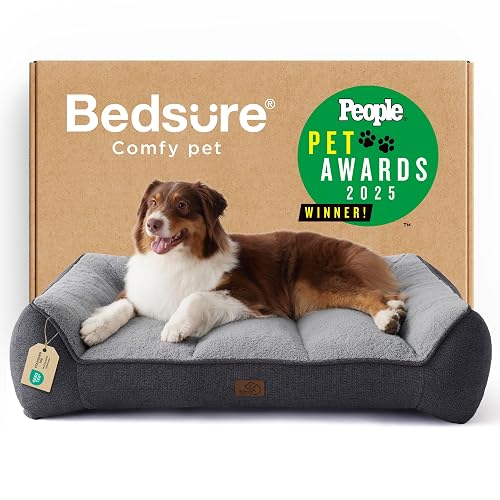 Bedsure SupportMax Extra Thick Orthopedic Dog (GRCP) product photo (Beds & Crates) — ScooterReviewPro review