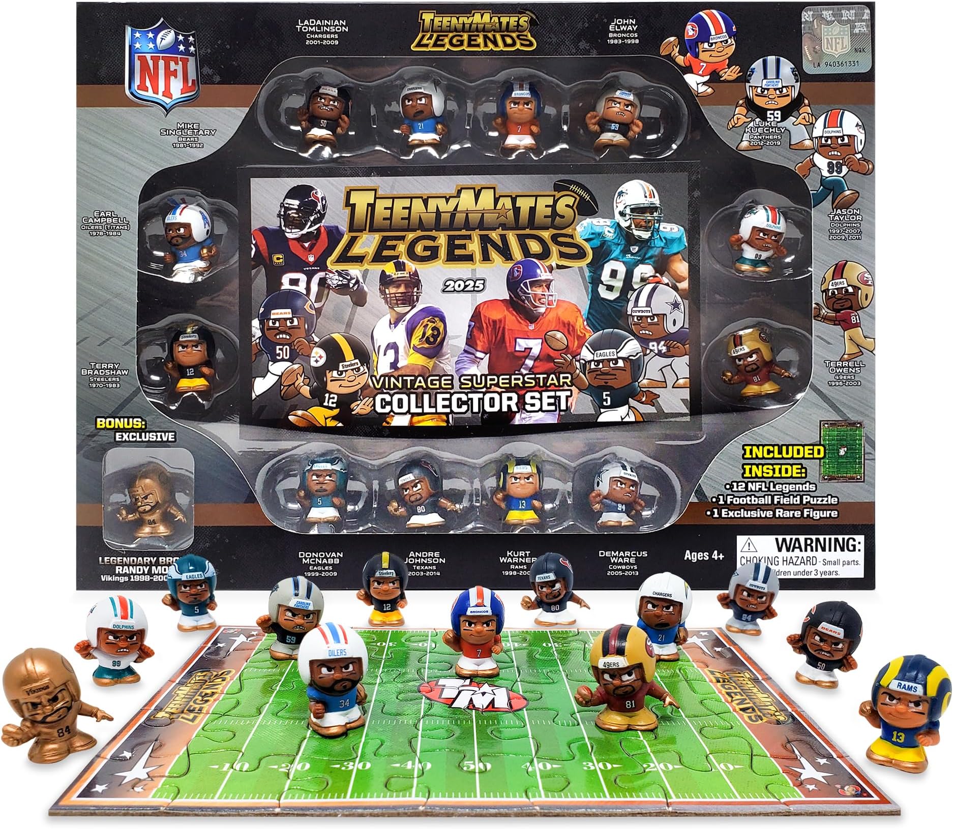 Party AnimalNFL TeenyMates Legends Series 3 Gift Set