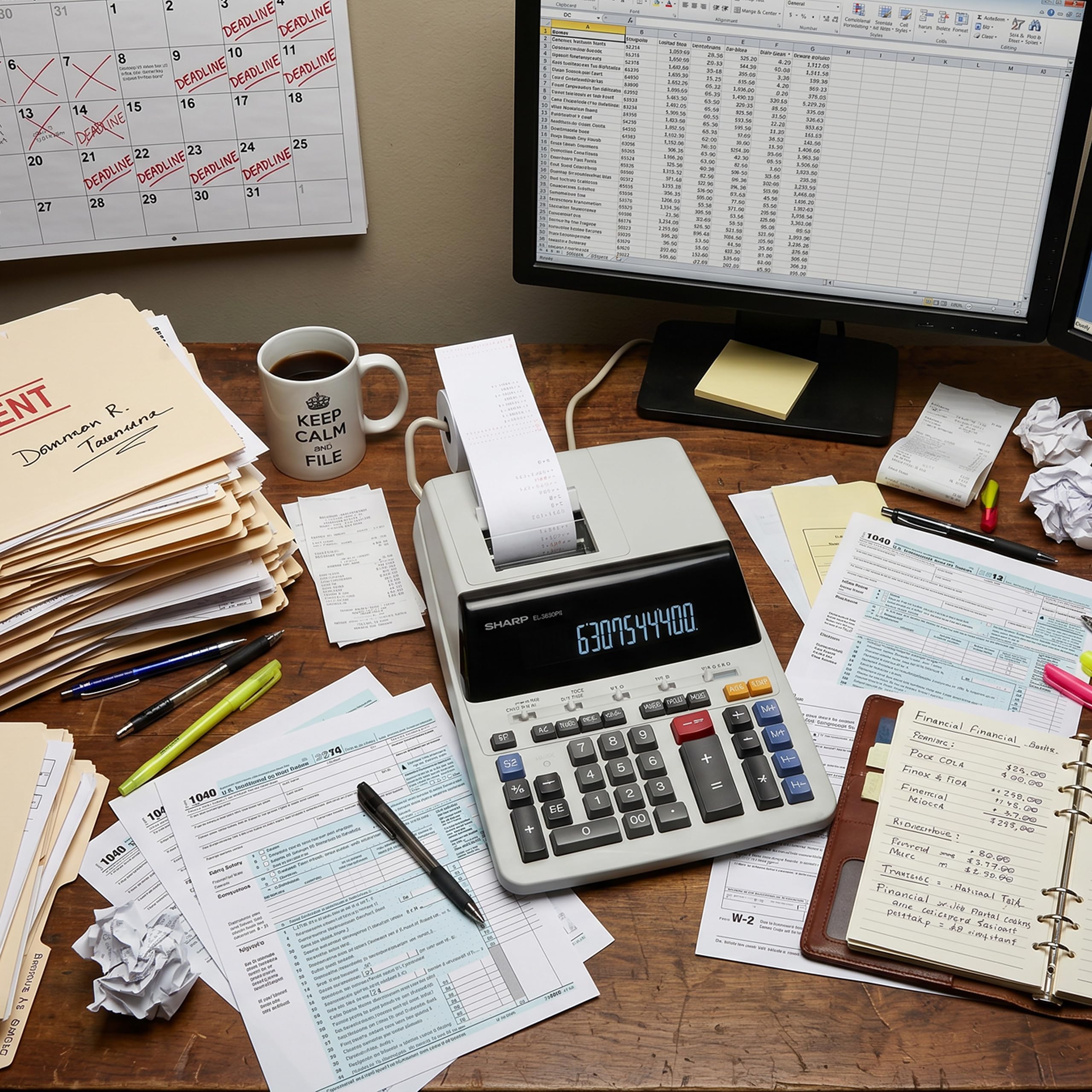 Sharp EL-2630PIII - Calculadora para Impresora (Escritorio, calculadora Impresora, 12 dígitos, 1 línea, Corriente alterna, Blanco)