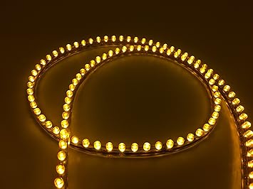 Amazon Led イルミ 高輝度 フレキシブル チューブ ライト 省エネ 12v 防水 1cm 同色 2本 セット イエロー ライト 照明アクセサリー 車 バイク Amazon Led イルミ 高輝度 フレキシブル チューブ ライト 省エネ 12v 防水 1cm 同色 2本 セット イエロー ライト 照明アクセサリー 車 バイク