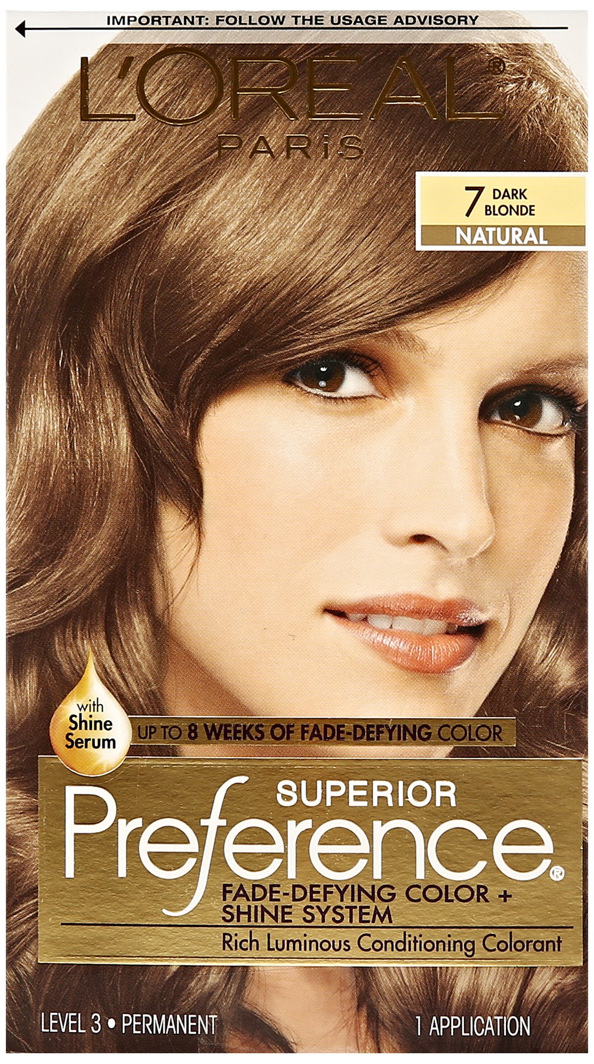 L'Oreal Preference #7 Dark Blonde, 1 ct