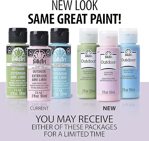Miniatura 2 de FolkArt Pintura acrílica para exteriores, 2 onzas, madera de granero