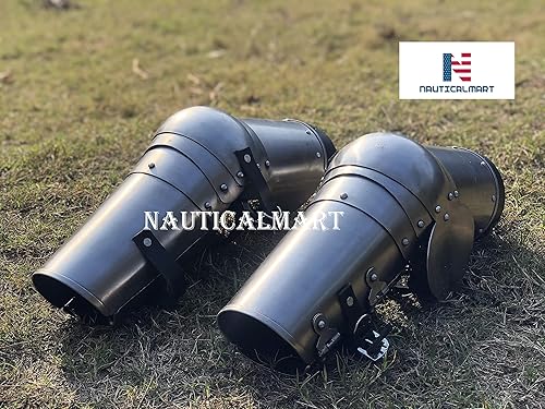 Vista 6 de NauticalMart Calvario de finales del siglo XIV, 0.63 oz, disfraz medieval de armadura de guardia de brazos