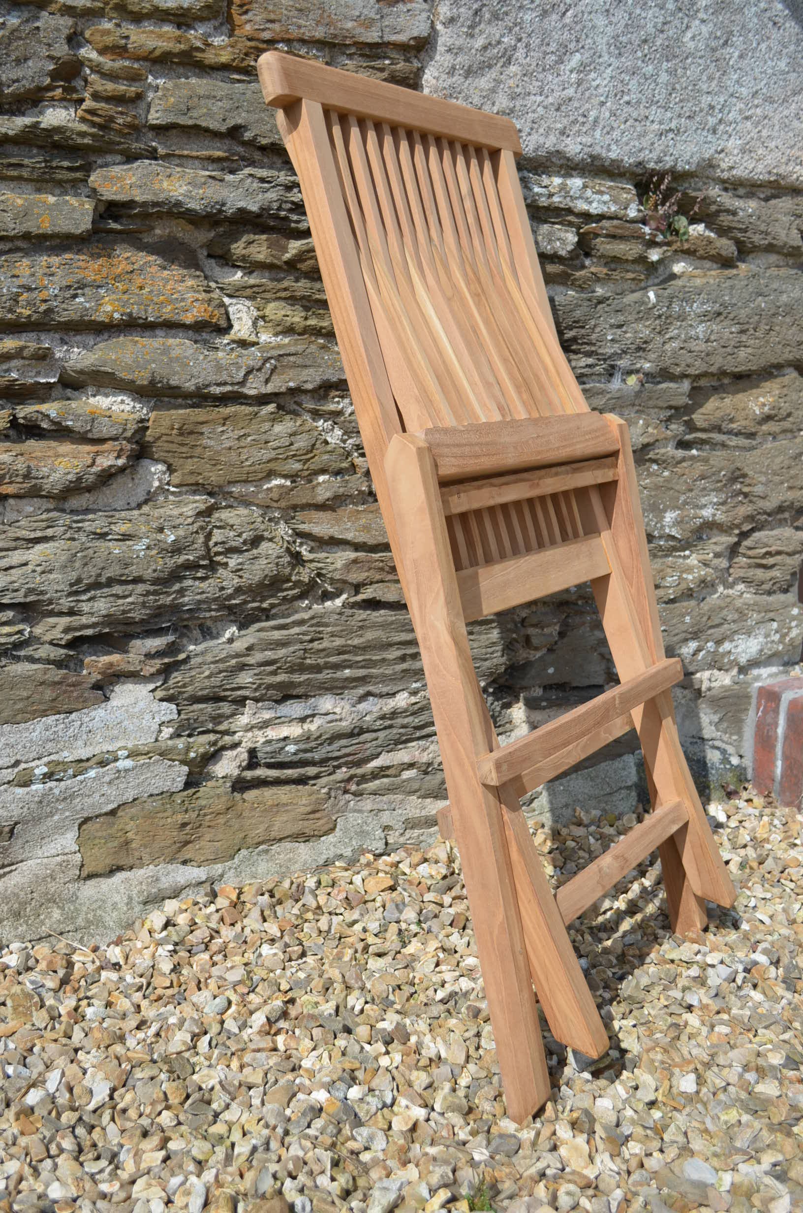 Field & Hawken Oxford Folding Teak Garden Chairs Pack of 2 Teak