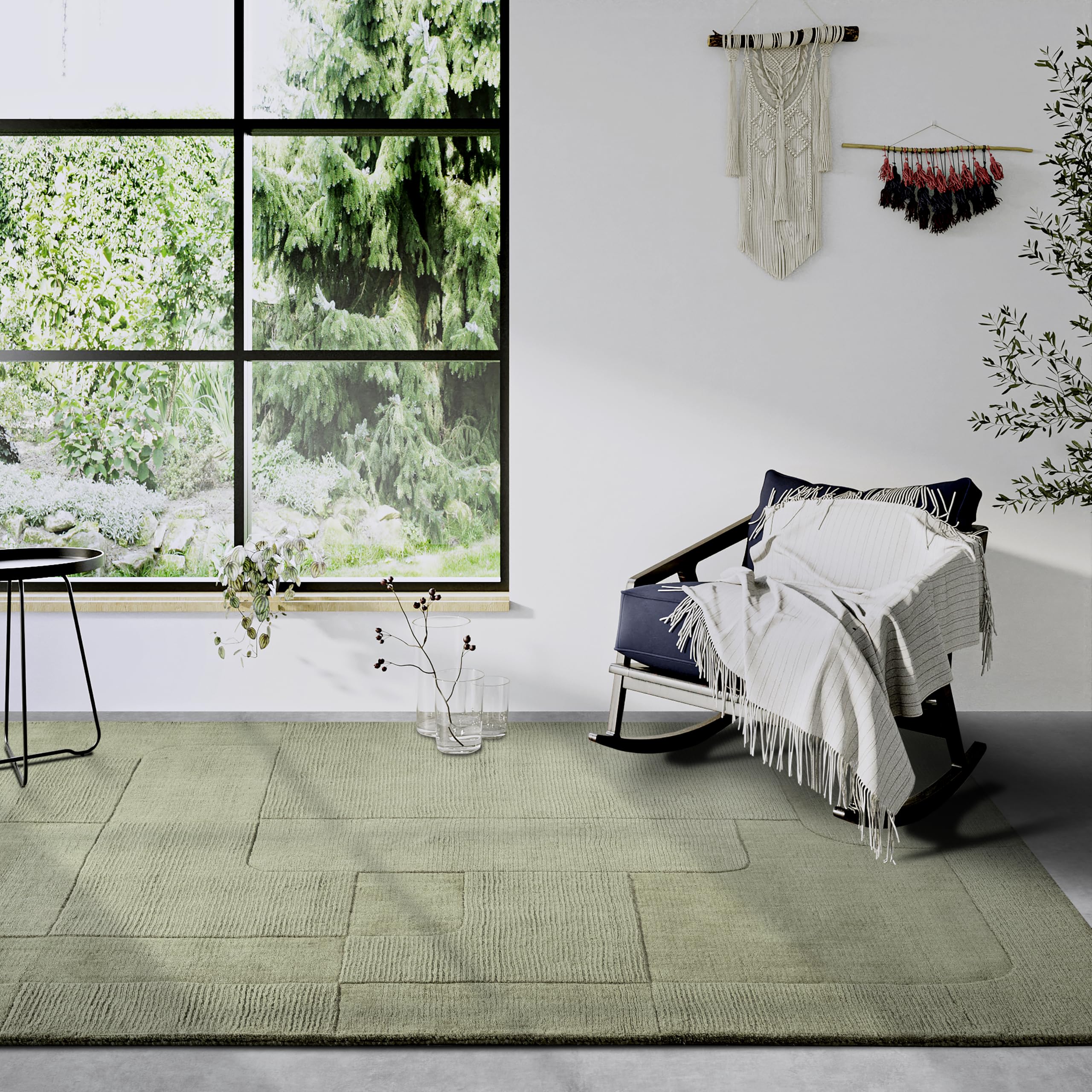 Tapis en laine Villeroy & Boch anti-bruit et chaud pour salon chambre