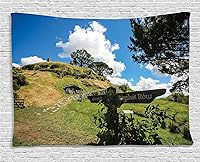 Vista 123 de Ambesonne Tapiz de palmera, impresión de imagen de atardecer tropical, estilo vintage, playa de verano, para colgar en la pared para dormitorio