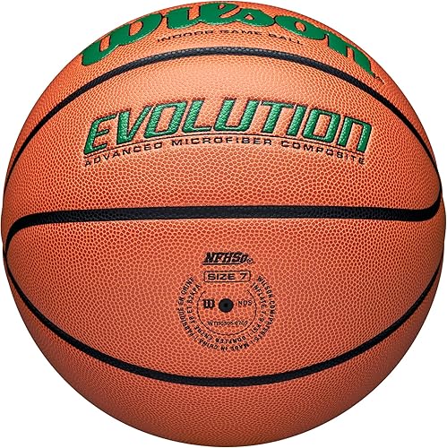 Miniatura 6 de Wilson Basketball Evolution 295 - Pelota de juego, piel mezclada, baloncesto para interiores