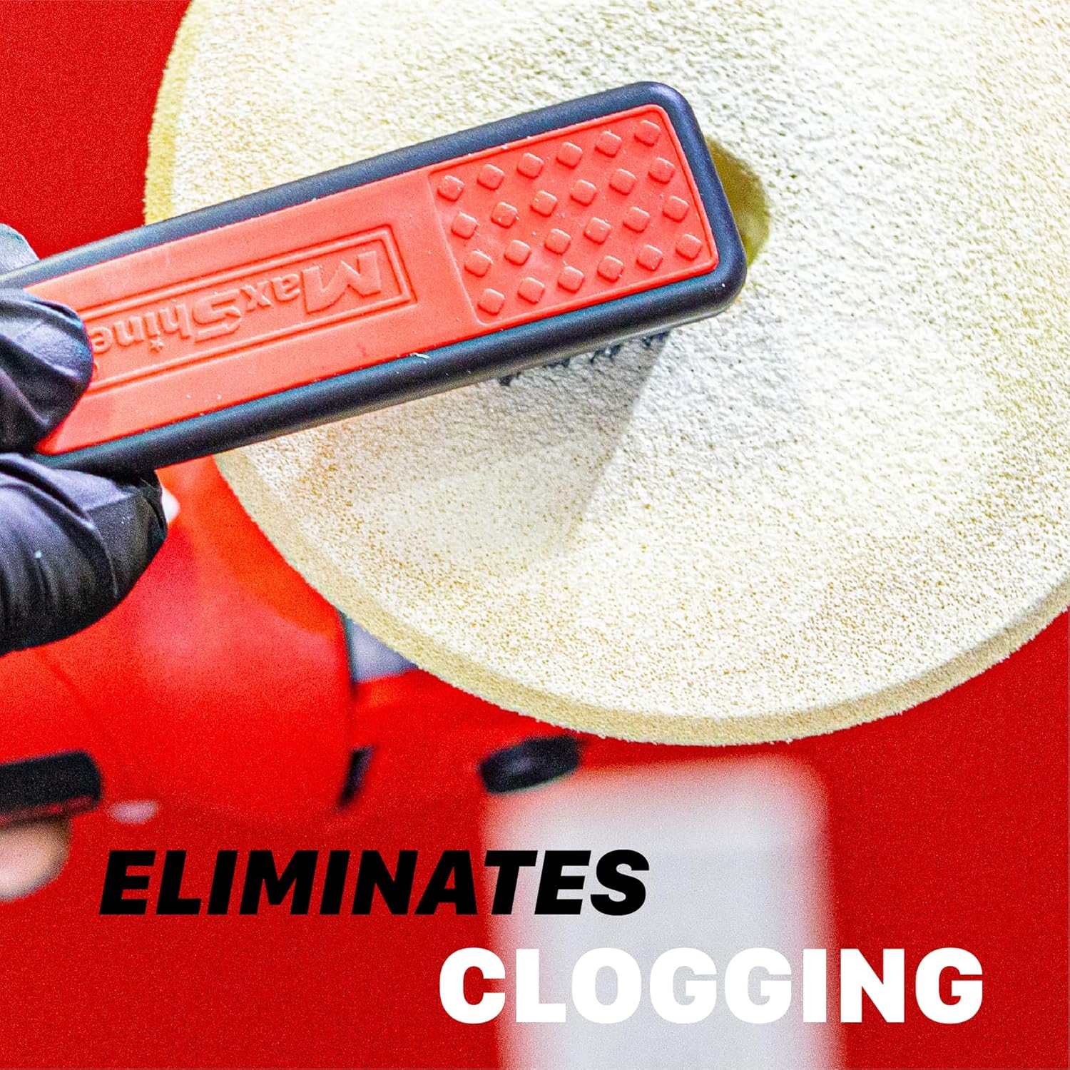 Maxshine 2-in-1 Foam Pad Cleaning Brush & Pad Removal Tool Set | Dual-Function Stiff Bristle Brush with Easy-Grip Handle | Car Polishing Pad Cleaner & Detailing Accessory for Buffing Pads - Image 5