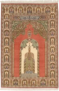 Kaschmir 184x121 Handgeknüpft Orientteppich Teppich Wolle Indien