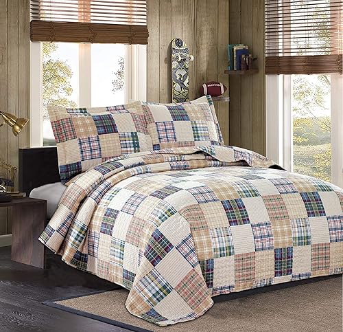 Miniatura 2 de Jessy Quilt-Plaid - edredón a cuadros