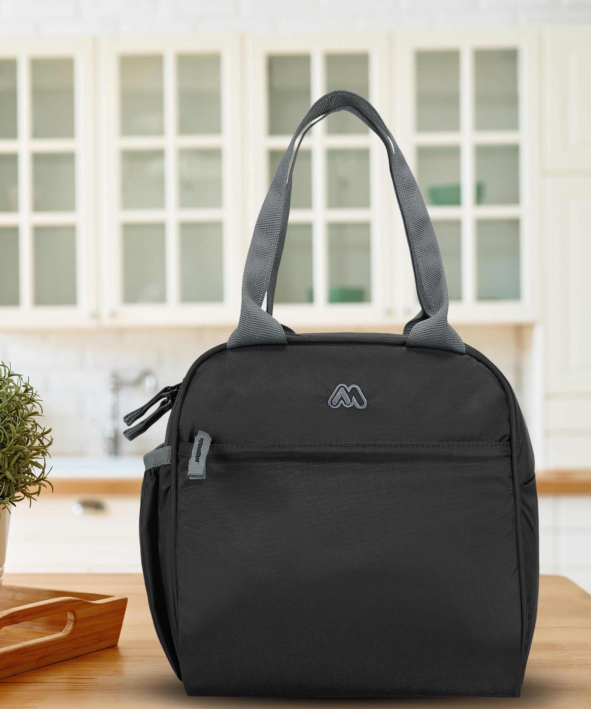 MOBIUS Munchie Lunch Bag for Office (Black) 2