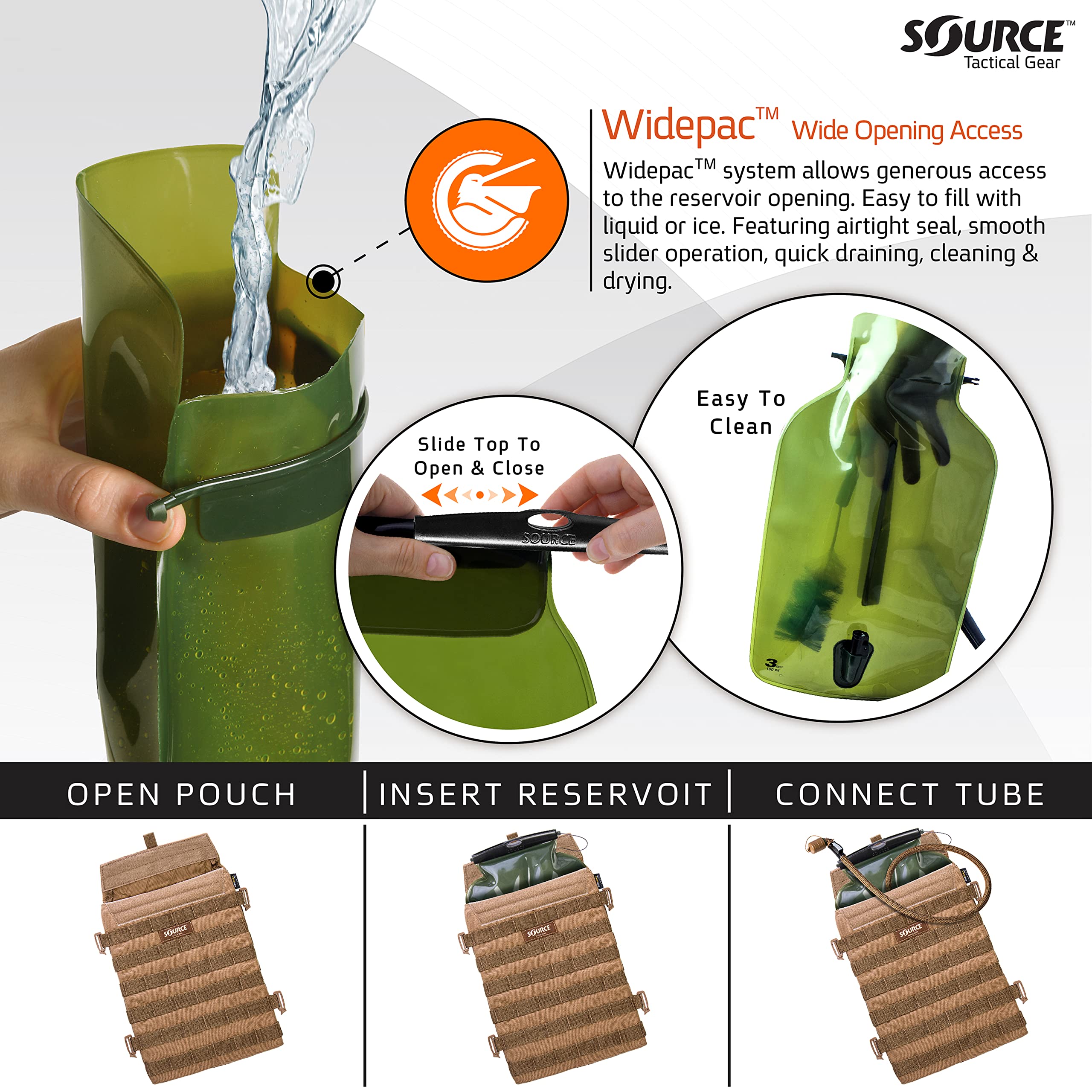 Amazon.co.jp: Source Tactical Razor Hydration Pouch with