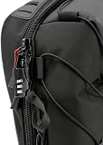 Diablo Sac à dos scolaire de randonnée - pour ordinateur portable - Imperméable à l'eau - Fermeture à glissière - Port de charge USB - Nombreuses poches -Antivol - 8