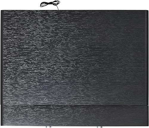 Miniatura 11 de Crosley CR7016A-BK Rhapsody - Tocadiscos de vinilo 7 en 1 con Bluetooth, 3 velocidades, reproductor de CD, radio AMFM, color negro