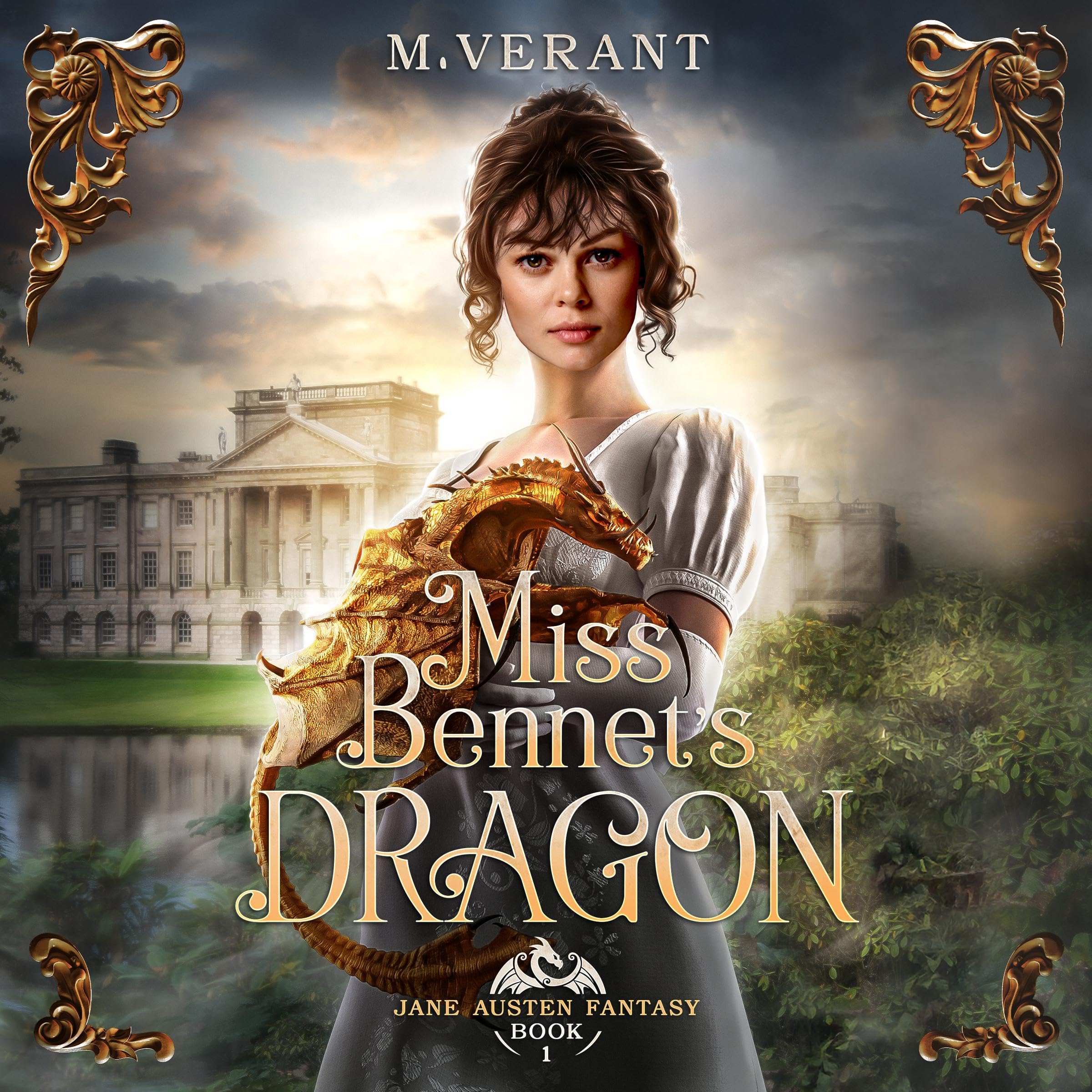 Cover art for Miss Bennet's Dragon
