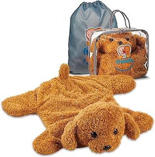 Weighted Lap Blanket for Kids & Adults – Teddy Kids Weighted Blanket – ASD, Sensory Processing Weighted Stuffed Animals Dog Toy – Microwavable Weighted Lap Pad for Kids, 5 Lbs. by Friendly Cuddle