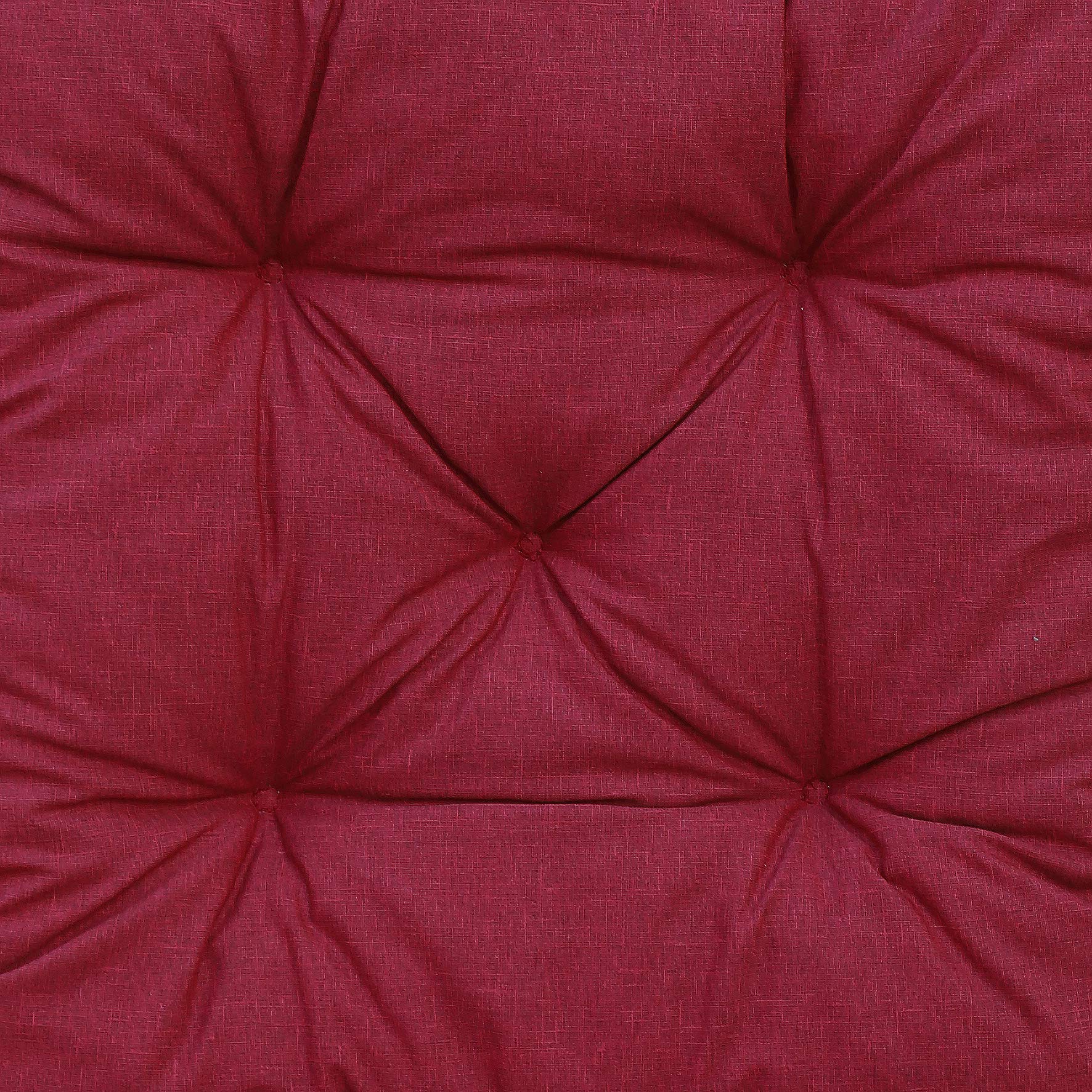Ambientehome Set di 1 Cuscini per panca, 120 x 98 x 8 cm, colore: Rosso
