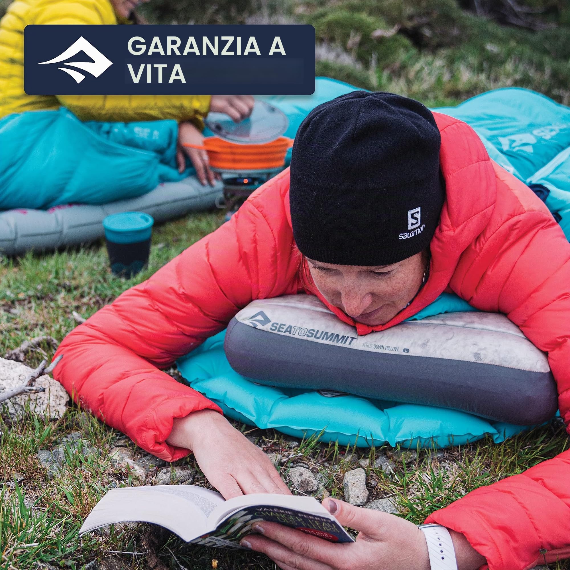 SEATO SUMMIT Almohada - Aeros Down Pillow L gris Color: gris