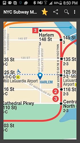New York Subway Map (NYC)