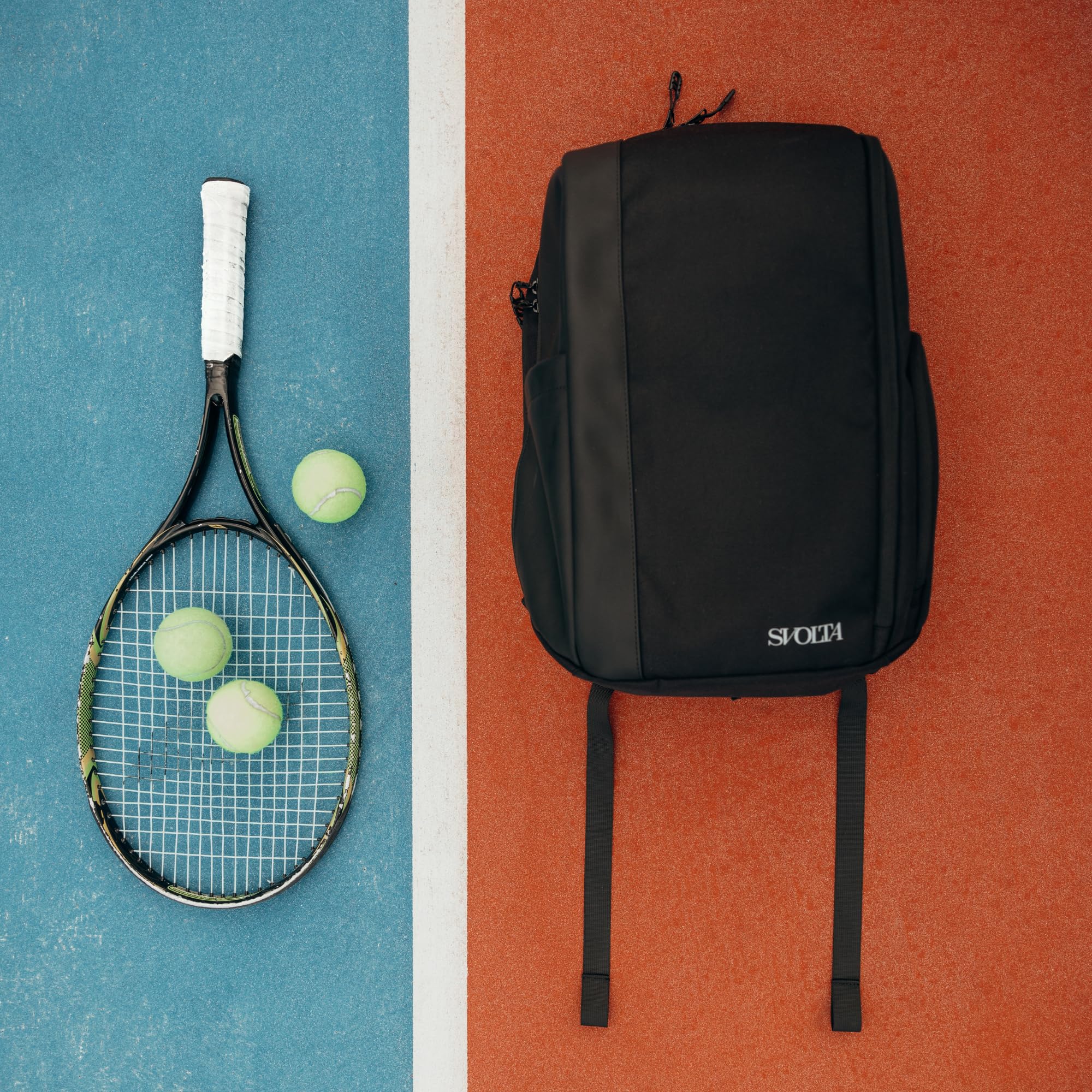 SVOLTA Mochila Deporte Hombre y Mujer - Mochila Padel, Tennis, Pickleball - Bolsa para Raquetas, Gimnasio, Escolar Resistente al Agua