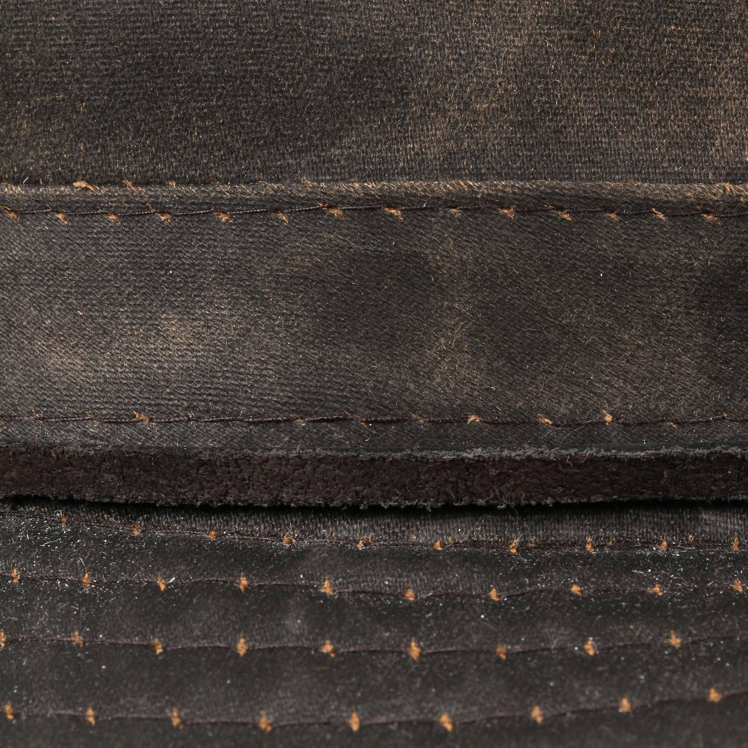 Stetson Diaz Outdoorhut Herren Westernhut mit Kinnband und biegbarem Rand Cowboyhut UV-Schutz 40+ Stoffhut Baumwolle Washed/Used Design Sommer Winter