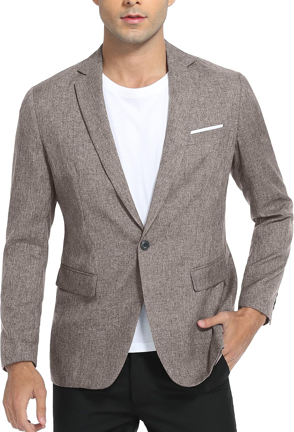 Sailwind Men's Casual Blazer Jackets Lightweight One Button Sports Coats Suit - Image 3