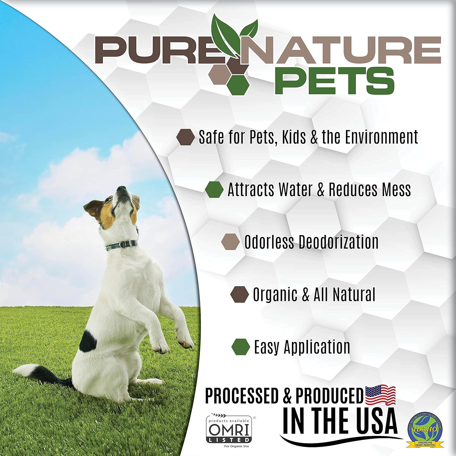Pure Nature Pets Turf and Kennel Deodorizer, 25-Pound