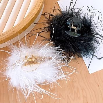 Big Hair Claw Clips for Women Large Claw Clip for Thin Thick Curly Hair 90's Strong Hold (Black)