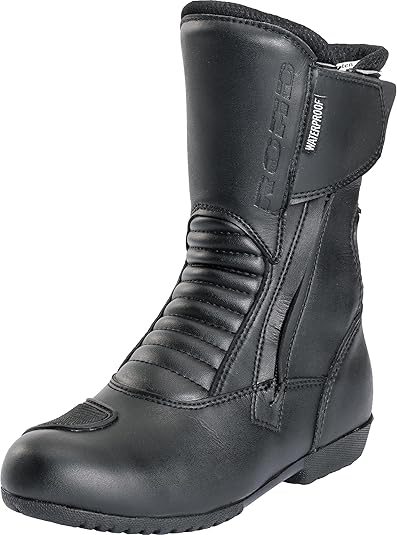 Road motorschoenen heren \u0026 dames motorlaarzen lang Kinderen Tour Laarzen  1.0, Kinderen, Tourer, Zomer, Leder, zwart 35 : Amazon.nl: Auto \u0026 motor