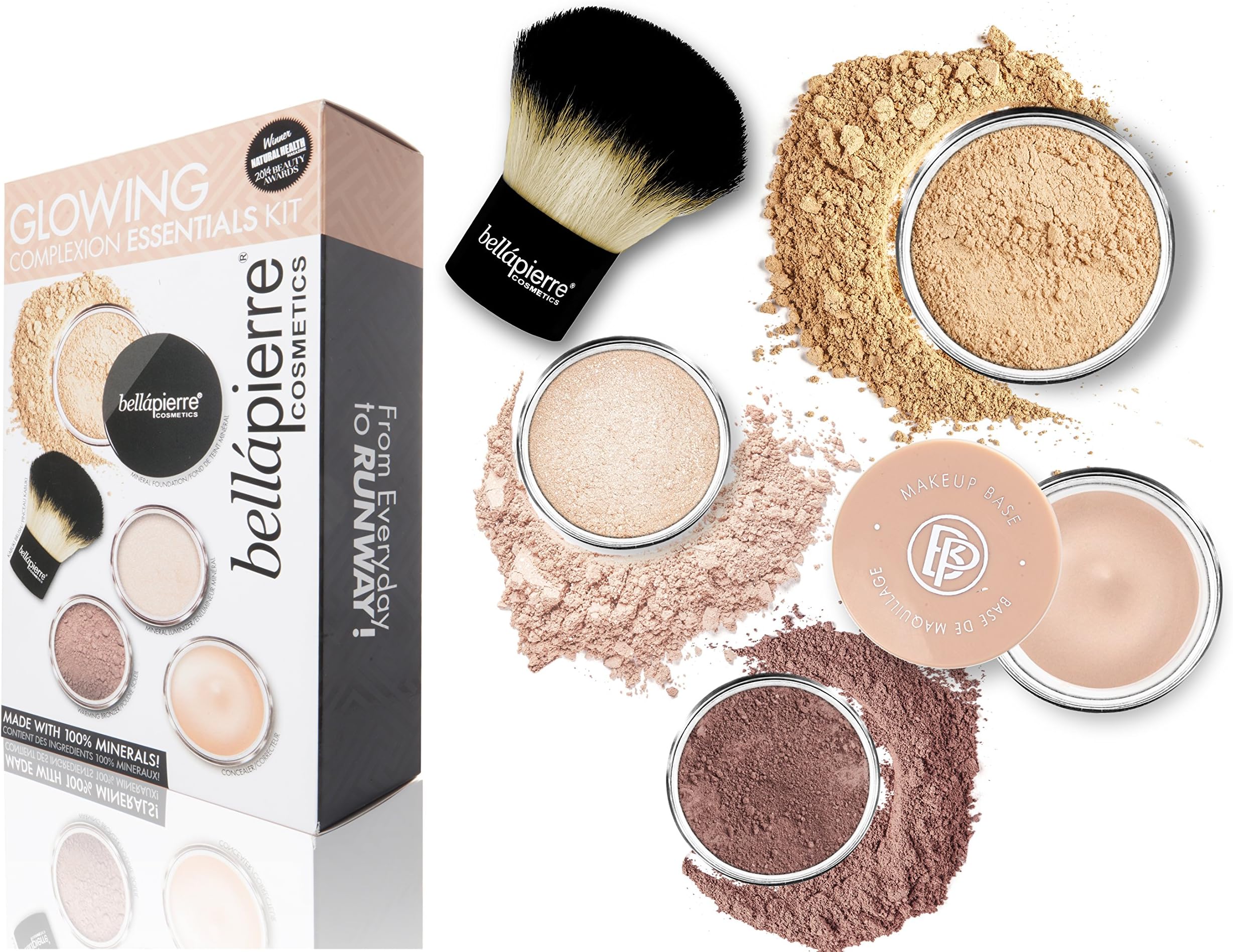bellapierre Cosmetics Bellapiarre Cosmetics, Glowing Complexion Essentials Kit, Medium
