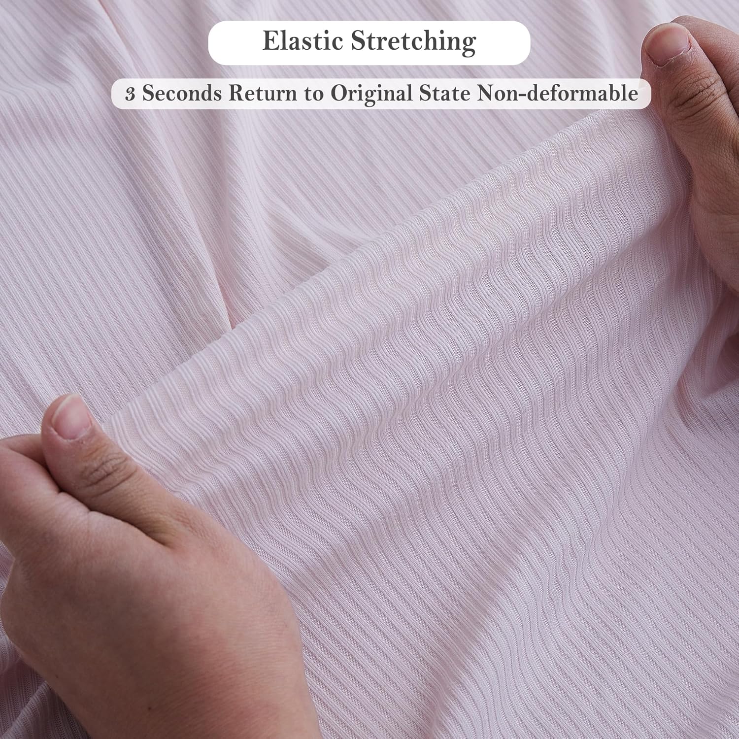 Viviland ジャージースワドルブランケット、ウルトラソフトストレッチ受信ブランケット、ベビーガール新生児レインボーおくるみラッ