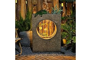 Luminous Indoor Waterfall Fountain: A Mesmerizing Oasis for Your Home