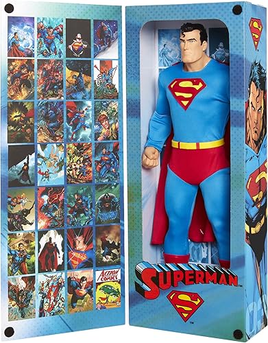 Miniatura 7 de Muñeco de 18 pulgadas de Súperman marca Big-Figs, serie tributo a los originales de DC