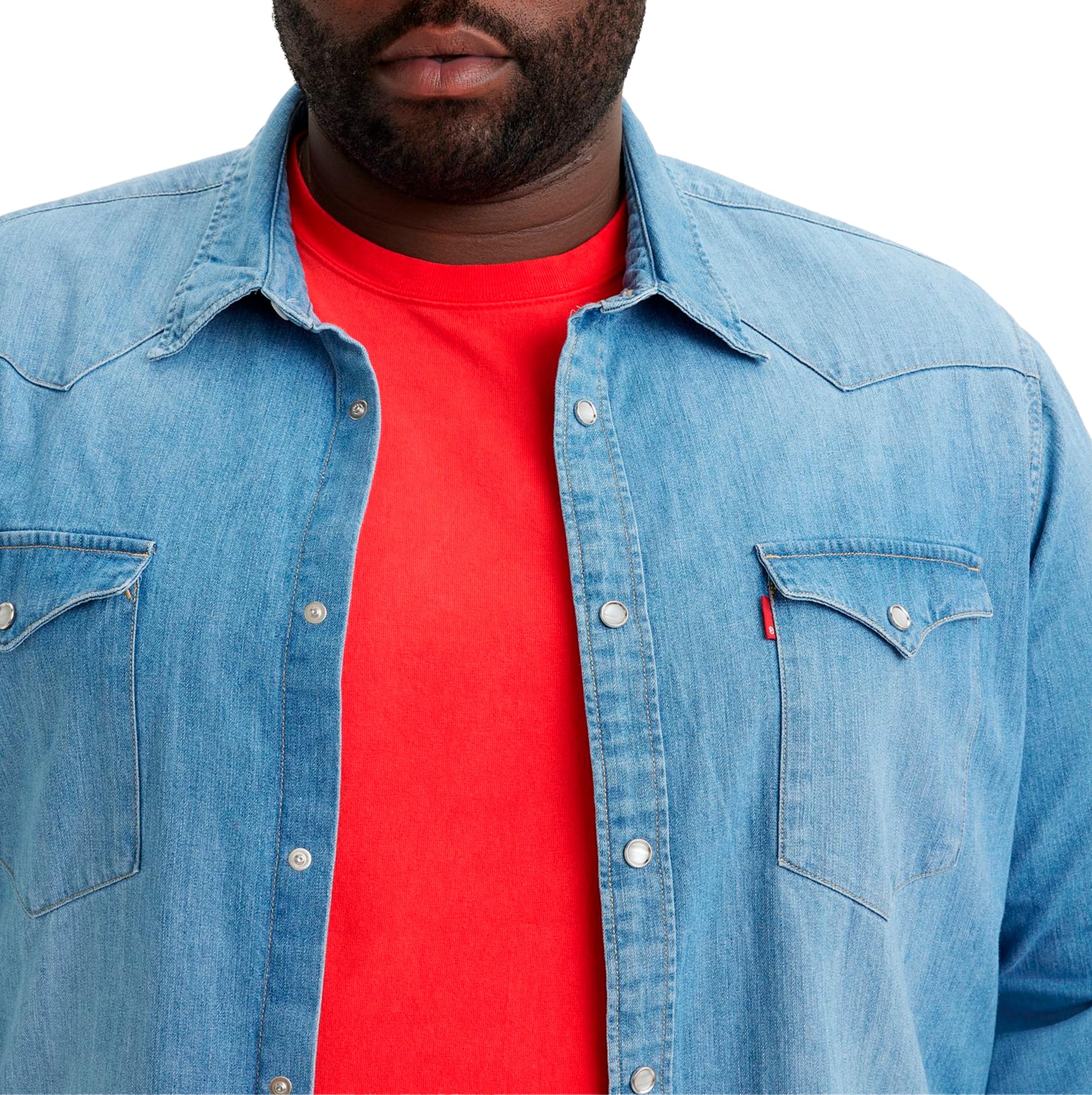 Levi's Herren Big & Tall Barstow Western Hemd