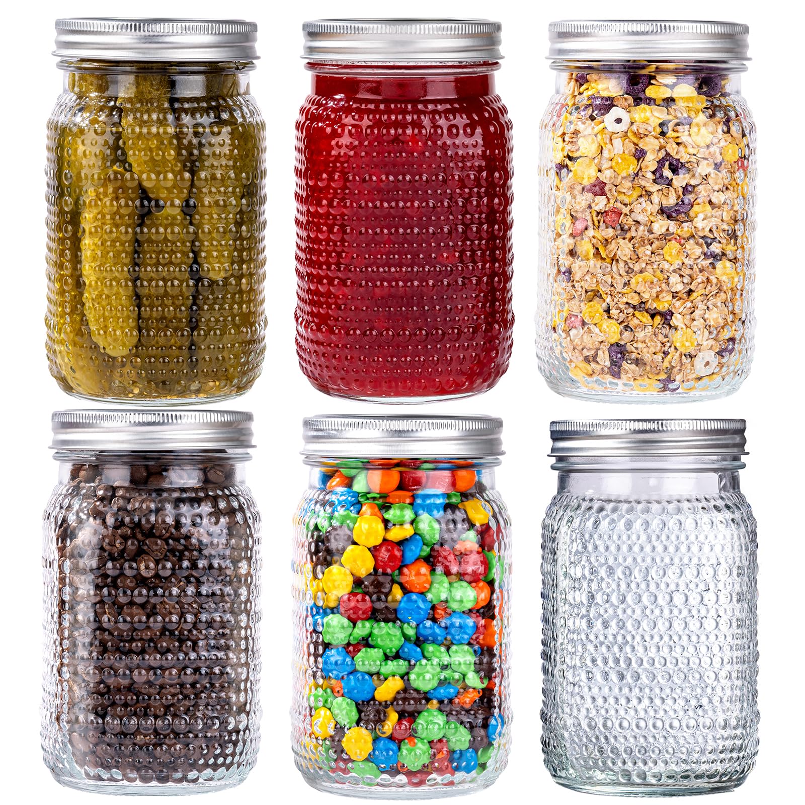 WELLIFE 32 oz Mason Jars