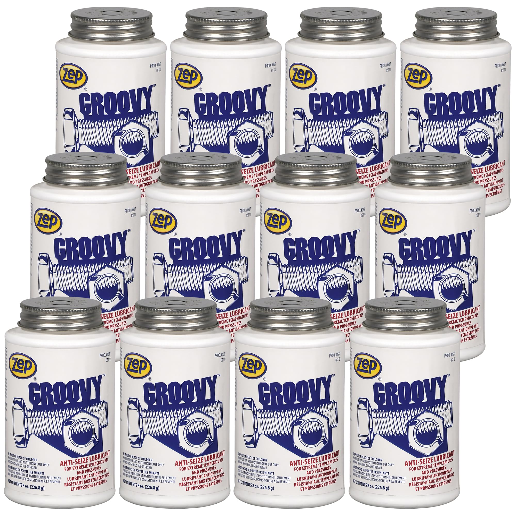 Zep Groovy Anti-Seize Lubricant - 8 oz (Case of 12) 68701