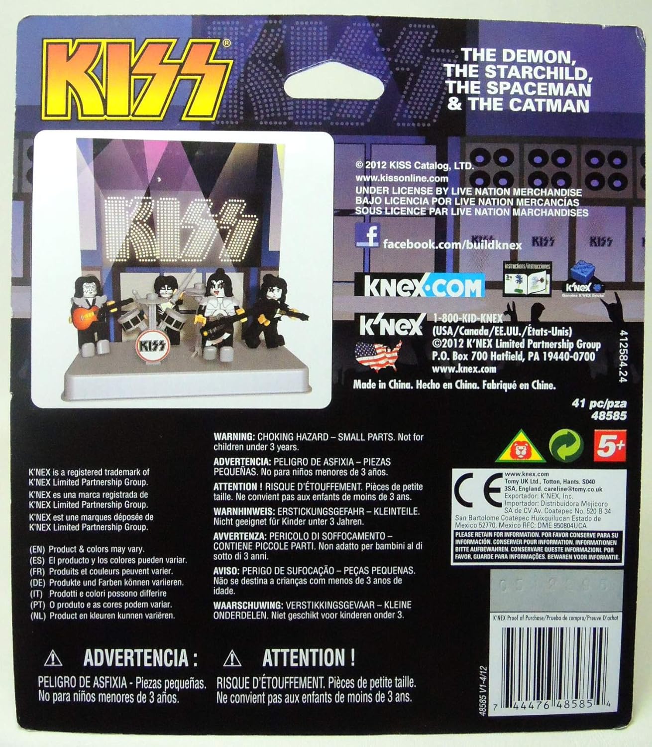 【激レア】KISS K'NEX [ 舞台セット ] フィギュア 未開封品 Kiss Knex | eBay