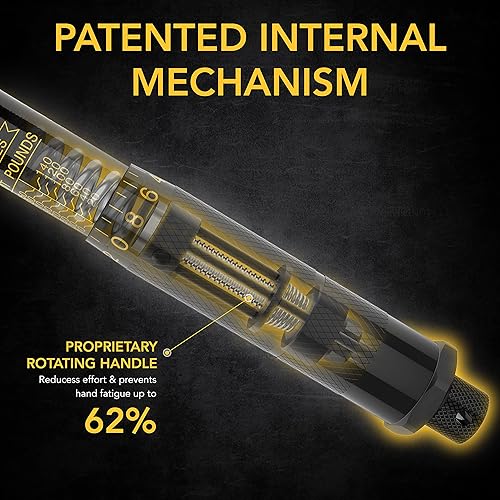 Miniatura 4 de LEXIVON Llave dinamométrica con clic de accionamiento de12 pulgadas 10 a 150 pieslb  136-2035 Nm LX-183