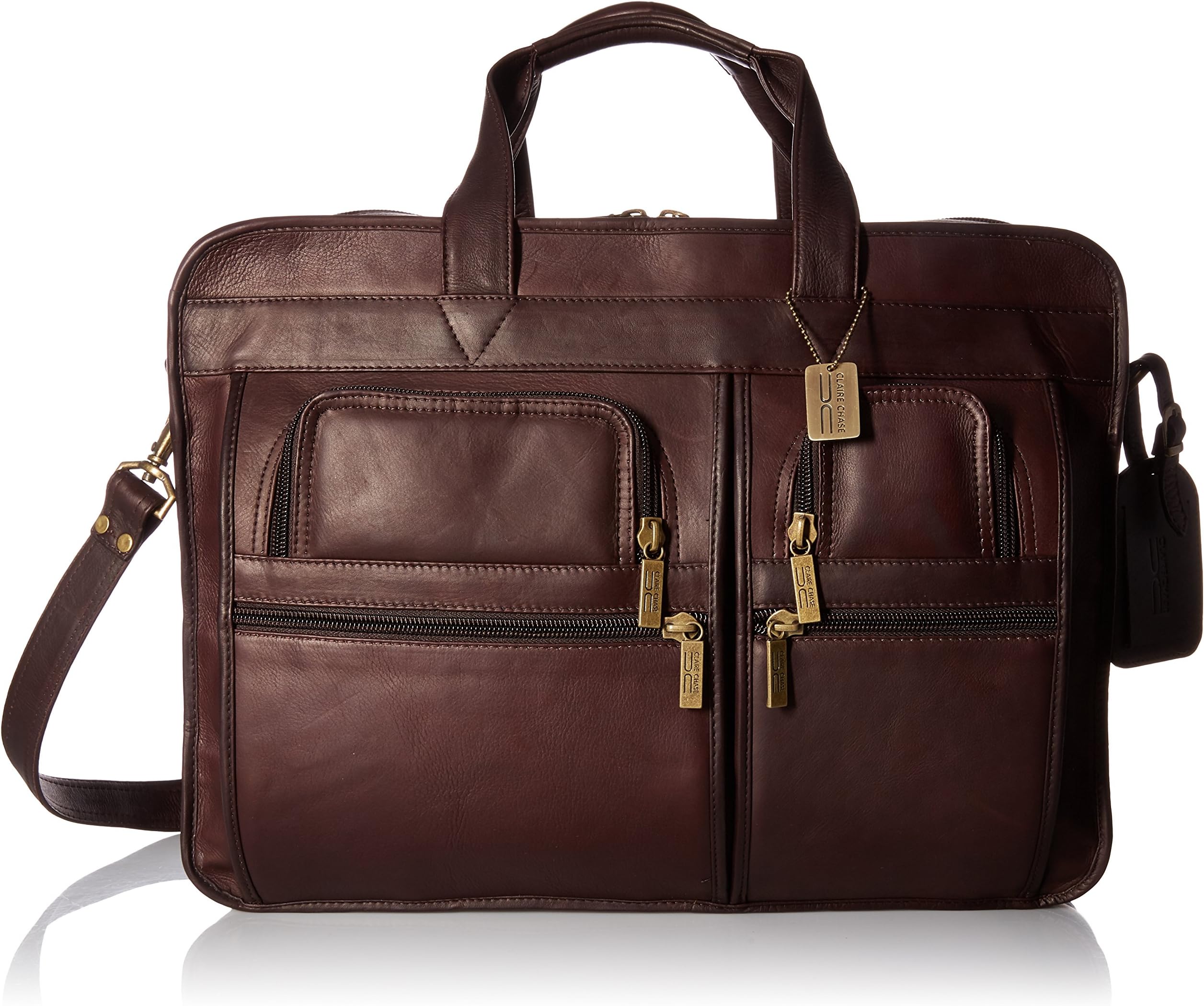 Jumbo Executive Computer Brief, Cafe, One Size (154XL-Café)