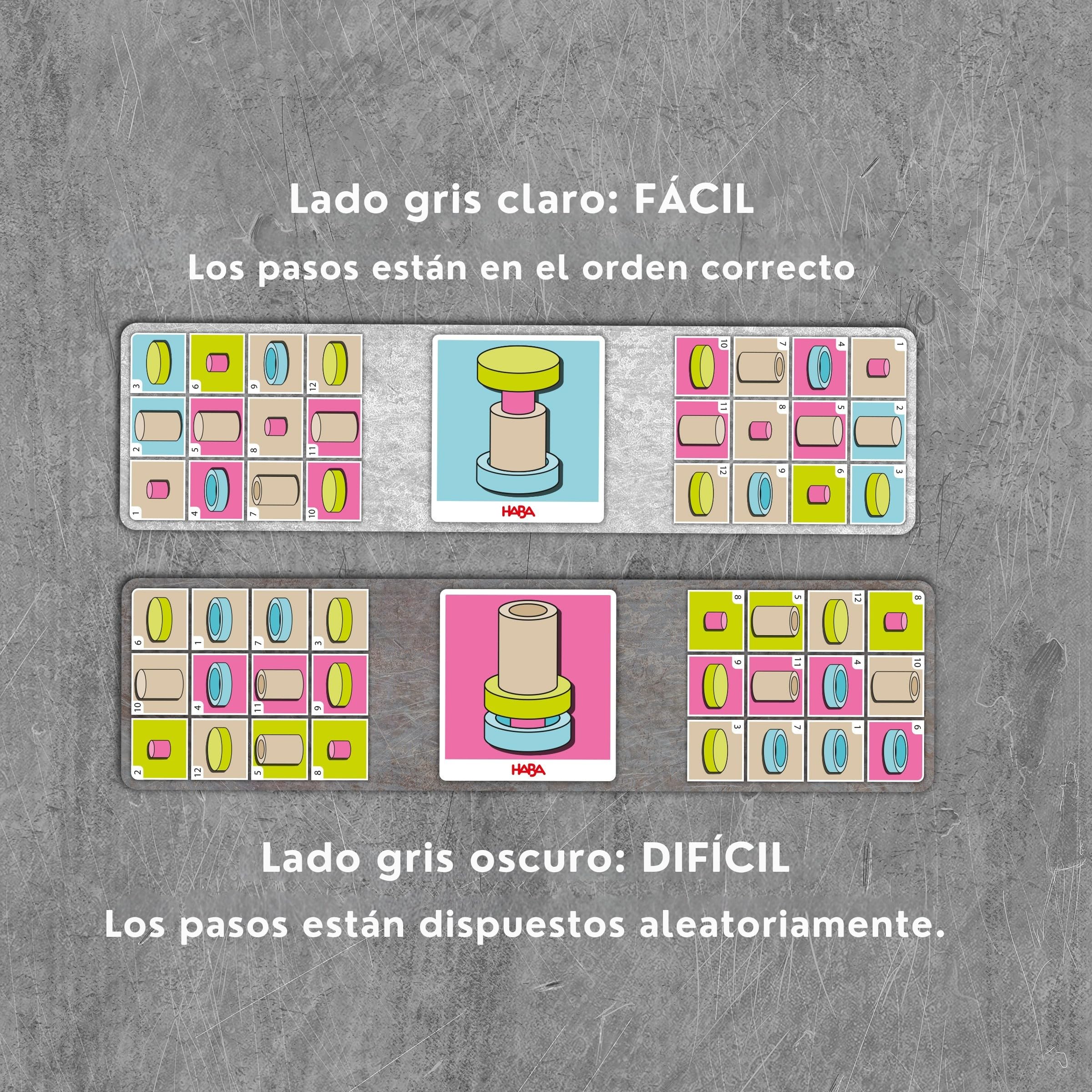 HABA 2011822005 - Fast Factory, Juego Familiar de Mesa de lógica constructiva. Más 8 años