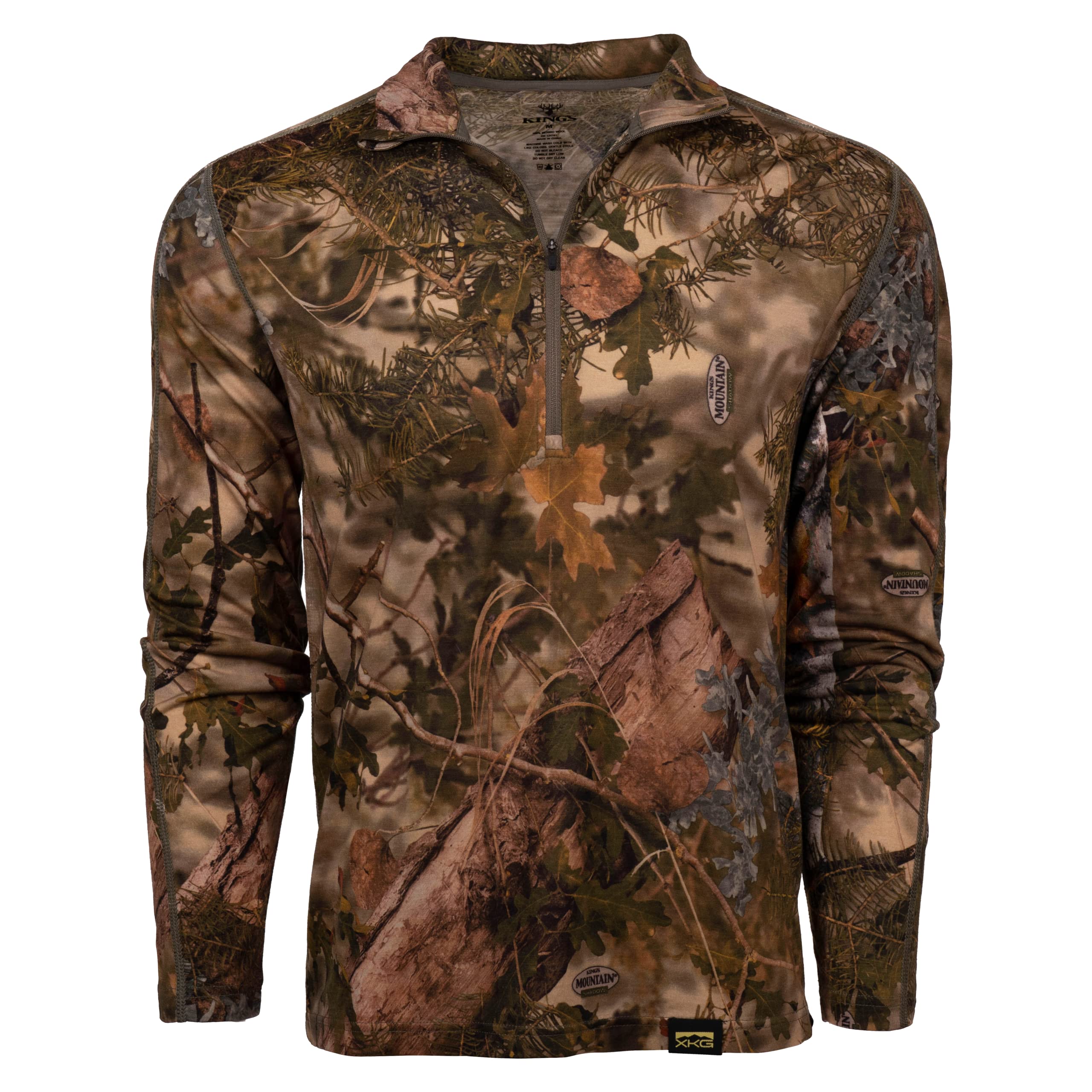 King's Camo XKG Foundation 150 Merino 1/4 Zip Tee