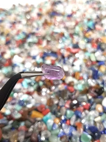 Miniatura 8 de JM Future Piedras naturales mezcladas de 11 libras176.37 oz de piedras naturales y chips de cristal, piezas trituradas de piedras preciosas de forma