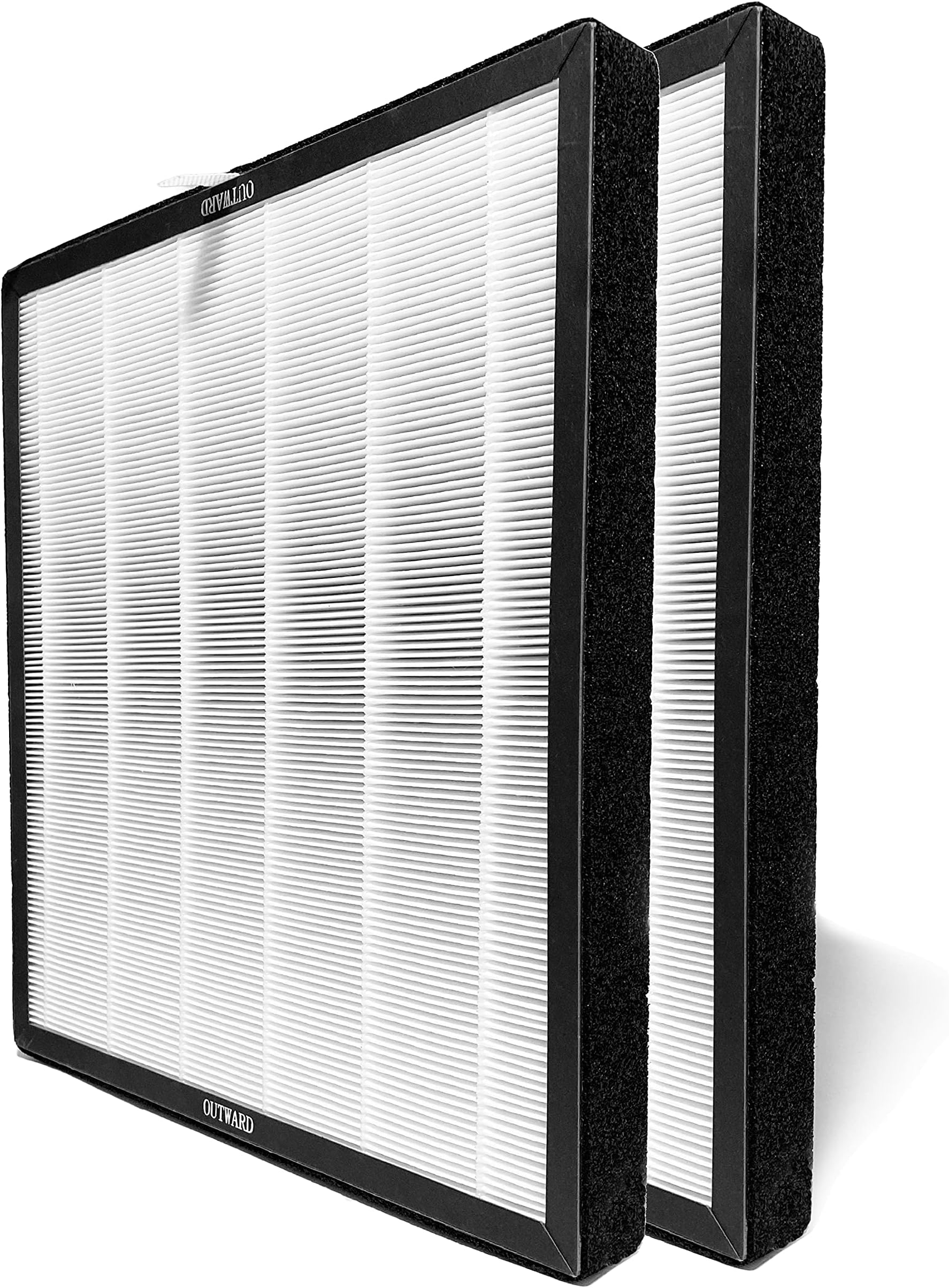 Nispira True HEPA Replacement Filter Compatible with Surround Air XJ-3100a Intelli-Pro 3 IP3 Air Purifier Part XJ-3100SF, 2 Pack