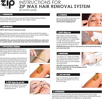 Amazon.com : Zip Wax Hair Removal Kit 7oz : Beauty & Personal Care